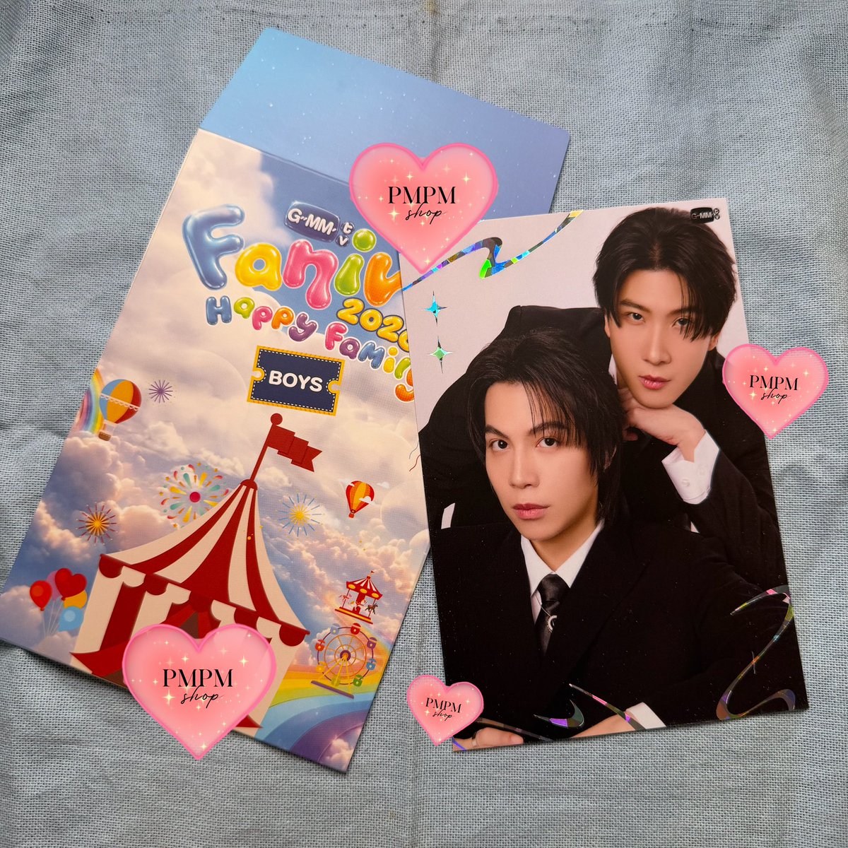 PmPmtingGmm's tweet photo. GMMTV  Fanival 2026 ‘Photo Cards’ 

ราคา 50 (ส่งฟรีไปรษณีย์ไทย) 

สนใจ DM 

#GMMTVFANIVAL2026HappyFamily 
#ตลาดนัดgmmtv https://t.co/yVUWGKwxsG