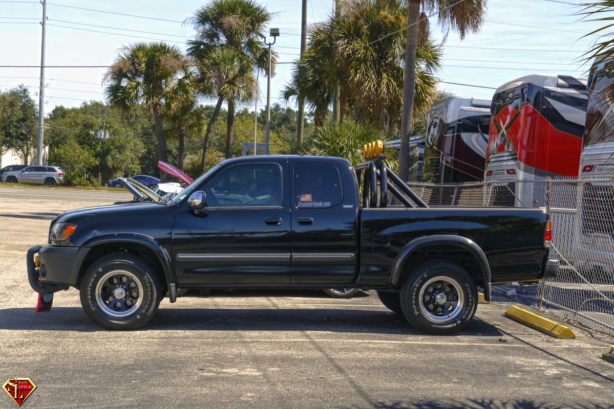 SeanLPhotog's tweet photo. the latest car show the back to the future tundra made it out to. https://t.co/2759J1bpoe
