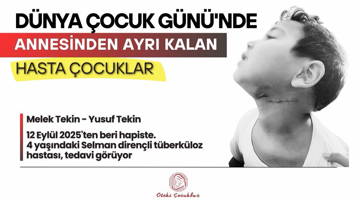 Melinhanim's tweet photo. BuMemleketin Çocukları

Dünya nin her yerinde en değerli sayılan çocuklar neden Anne lerinden ayrı ?
Bu çocuklar hasta bı de ya😔 https://t.co/gBGq0O2tNf