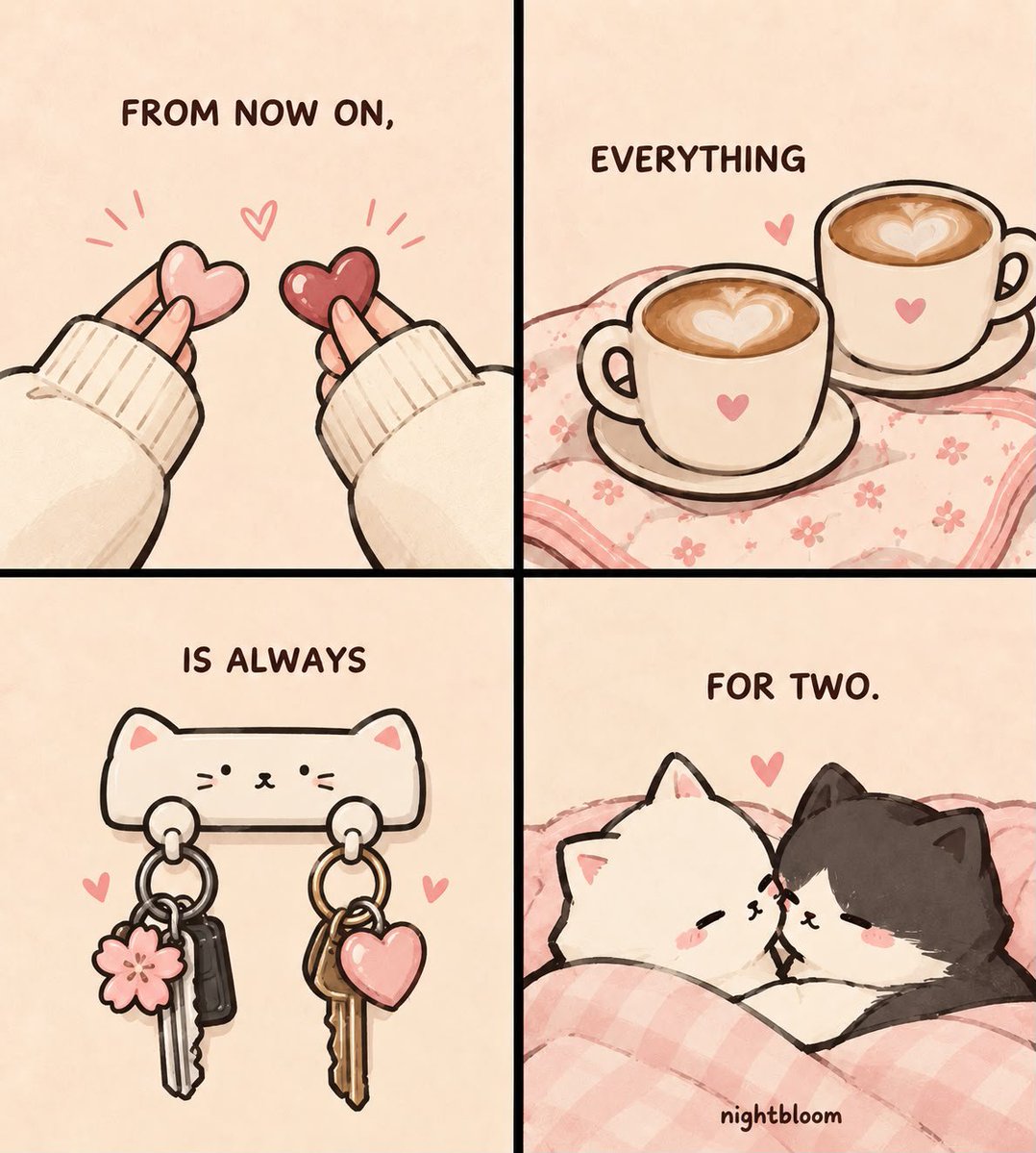 Nightbloomc's tweet photo. from now on, everything is always for two. https://t.co/NoDX8s66kR