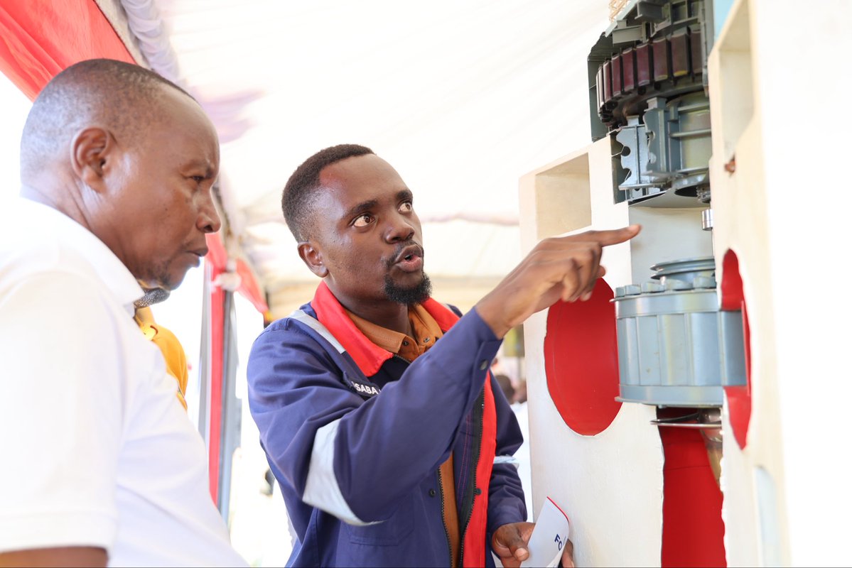 UegclOfficial's tweet photo. During the exhibition, UEGCL engaged with members of the community through interactive sessions, providing information about the Company’s mandate and operations, with emphasis on its role in generating safe, reliable and sustainable electricity to support Uganda’s socio-economic transformation.

#GeneratingForGenerations