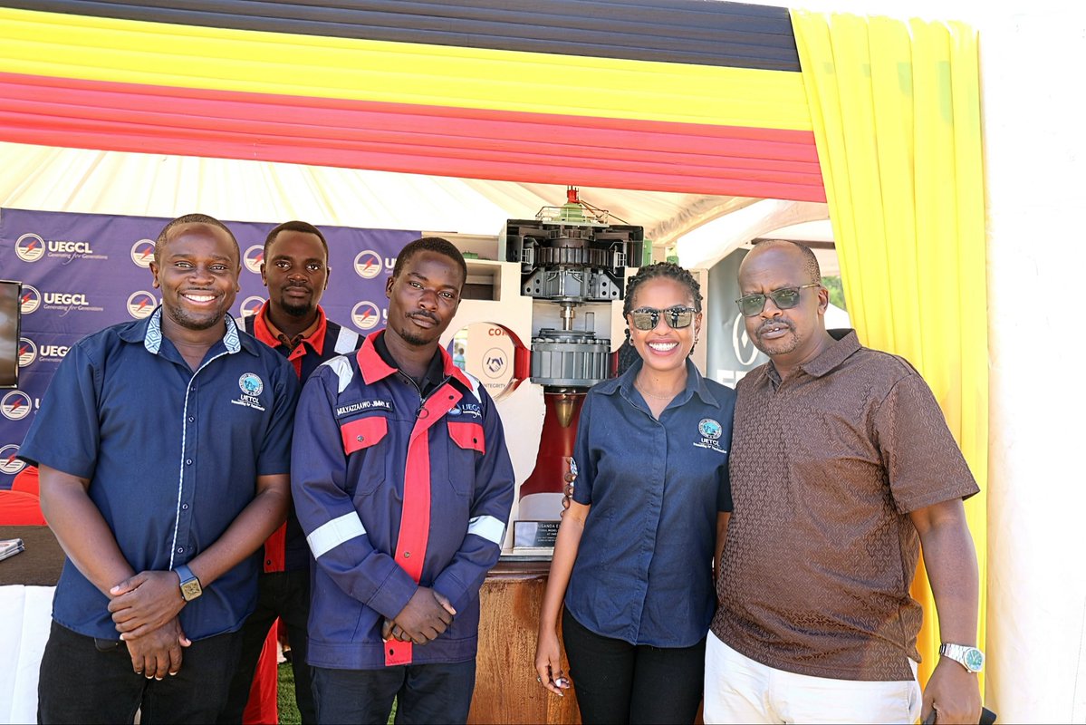 UegclOfficial's tweet photo. During the exhibition, UEGCL engaged with members of the community through interactive sessions, providing information about the Company’s mandate and operations, with emphasis on its role in generating safe, reliable and sustainable electricity to support Uganda’s socio-economic transformation.

#GeneratingForGenerations