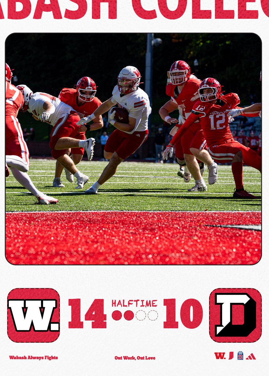 WabashFB's tweet photo. Halftime Score Update https://t.co/DKiNbCMMCp