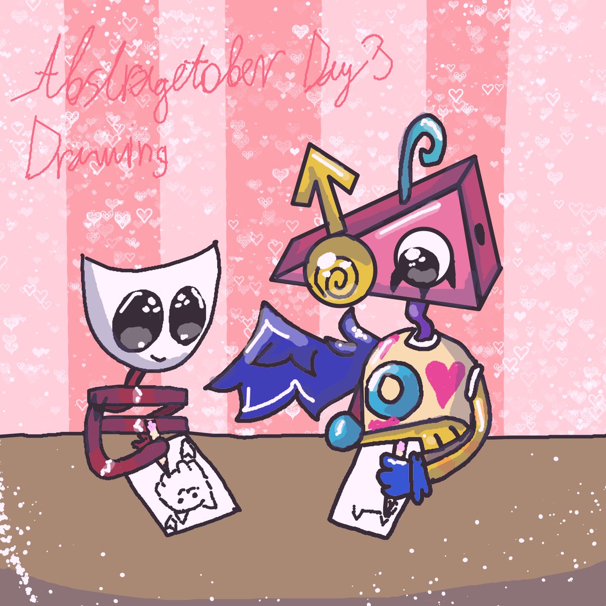 CUT13K1TTYC4TXD's tweet photo. ⊹₊˚‧︵‿₊୨ᰔ୧₊‿︵‧˚₊⊹
#Abstragetober Drawing
              · · ─ ·ʚɞ· ─ · ·  
Abstragetober by @ribbontwining ^w^

Taggies~ <3 : #TheAmazingDigitalCircus #Abstragedy #GanglexZooble #TADC https://t.co/xOlM4GO831