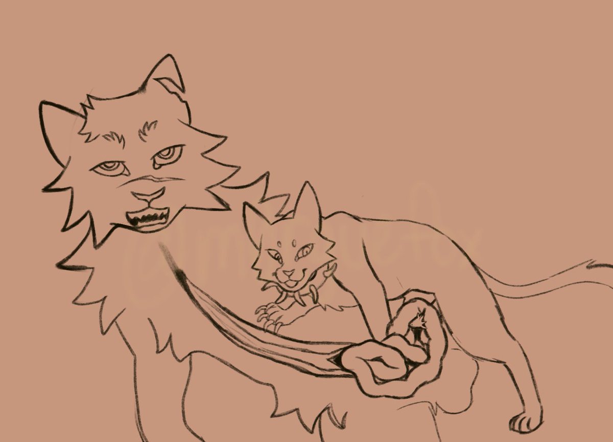 m0rguefox's tweet photo. day 3: gutspill

tiger and scourg3 for this one! figured itd do well.... 

#kinktober #goretober #feralnsfw https://t.co/VkF1268trU