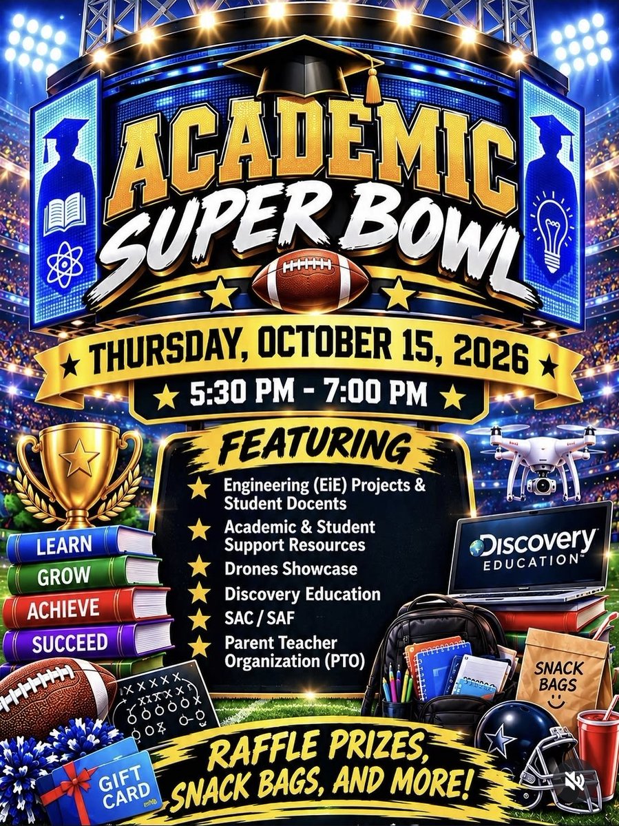 ColbertMagnet's tweet photo. Calling all of Cougar Nation. Join us for our Academic Superbowl on 10/15! Witness our teaching and learning in action as our students showcase their Engineering Is Elementary products, learning from Quarter 1, and much more. See you there! #bringyourAgame https://t.co/qOzN7LdSof
