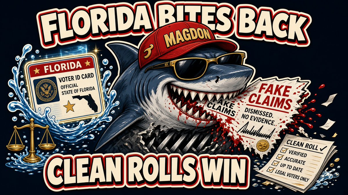 Mag_donz's tweet photo. Florida just bit back
Fake claims get tossed
I circle the clean rolls
Jaws keep the ID
$MAGDON

#MAGDON #Magaladon #Solana #memecoin #crypto https://t.co/Aa1W3qEjwV