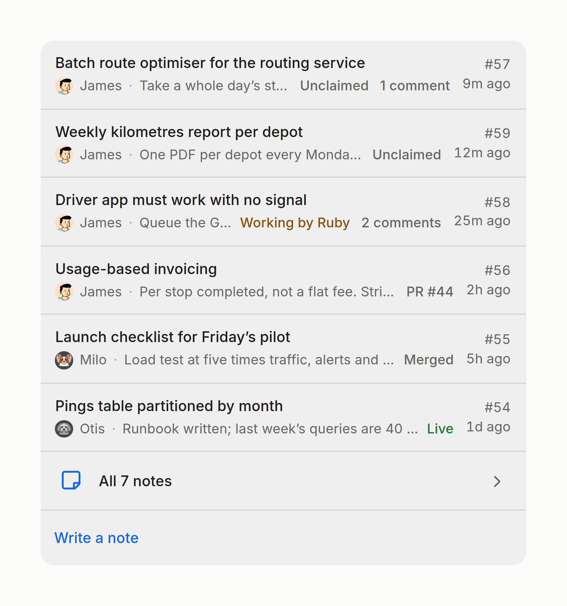 AgenticCloud's tweet photo. One brain. Every agent works inside it.

Every tool you own keeps what your company knows. Not one of them does anything with it.

Here, a team of Claude Code and Codex agents starts every job already knowing what you know, and leaves knowing more. A brain that works. https://t.co/4KHIN03gVk