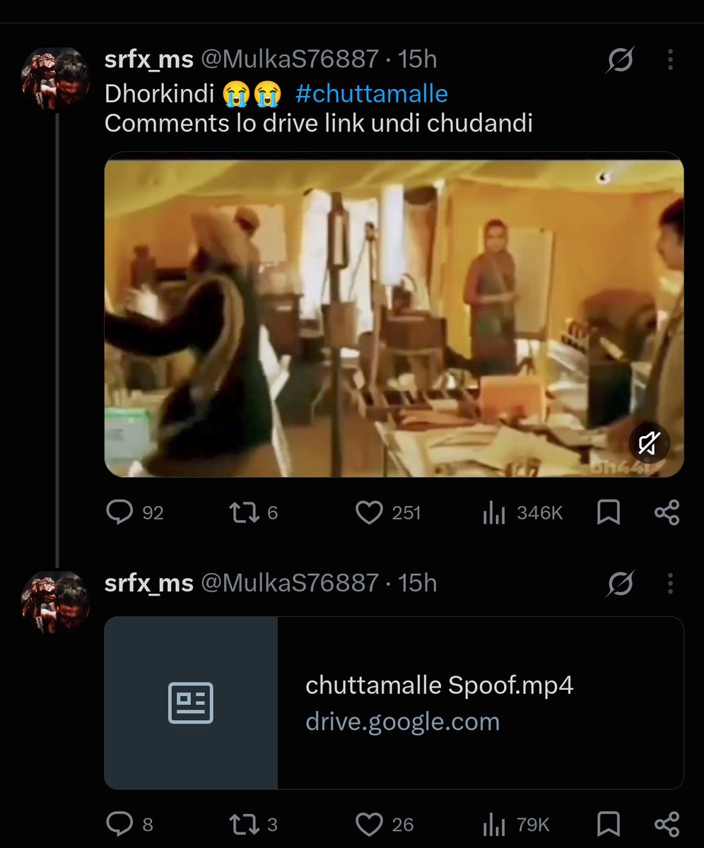 MulkaS76887's tweet photo. I made a post just want to see how people think and this almost got 4 lakh views and around 100 comments and a several dm's asking for the video . This shows that the problem is in the people.
#chuttamalle Read more https://t.co/vxZm1ksmrN