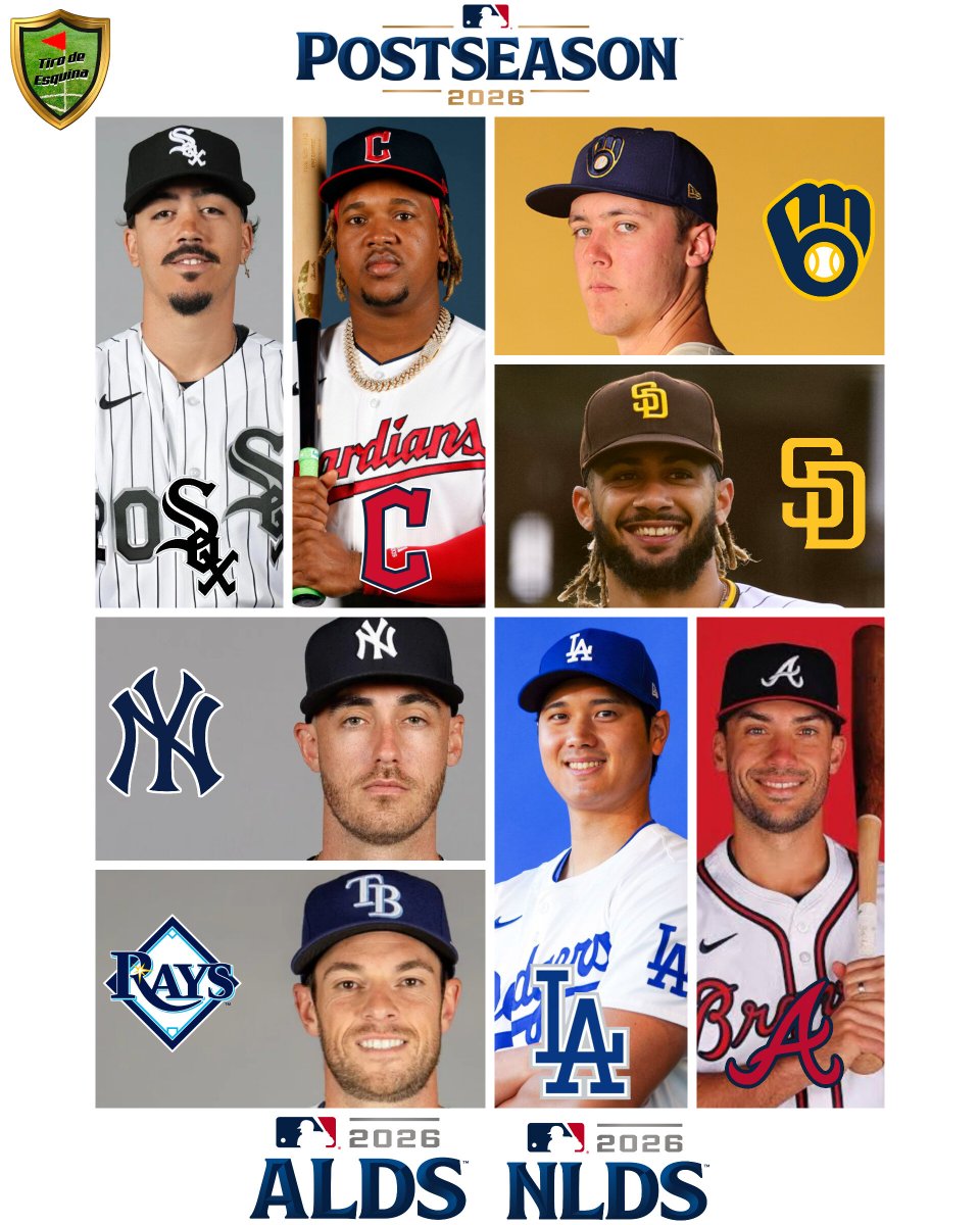 TiroDeEsquina29's tweet photo. Llego la hora. ⚾️🏆
Después de la emocionante ronda de comodines ahora la ronda divisiónal esta aquí.
Comienza el camino para saber si tememos nuevo campeón o si los Dodgers ganarán la 10ma y 3ra consecutiva.

La ronda divisional a ganar 3 de 5 juegos posibles.

#mlb #postseason https://t.co/SI0wdThdVl