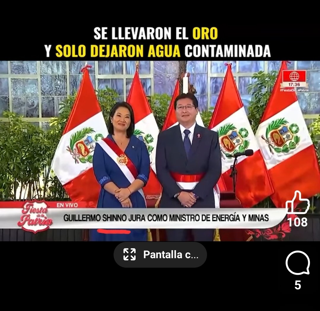 D_buscador's tweet photo. @LaSalitadelSin Keiko tiene a un ministro de Energía y Minas investigado por #contaminar ríos de las regiones del sur, como gerente d Aruntani
Ese mismo ministro PRETENDE MODIFICAR las leyes para permitir actividades extractivas➡️Es decir, CONTAMINAR y después recibir el respaldo del gobierno🍊 https://t.co/f9W8TOdukw