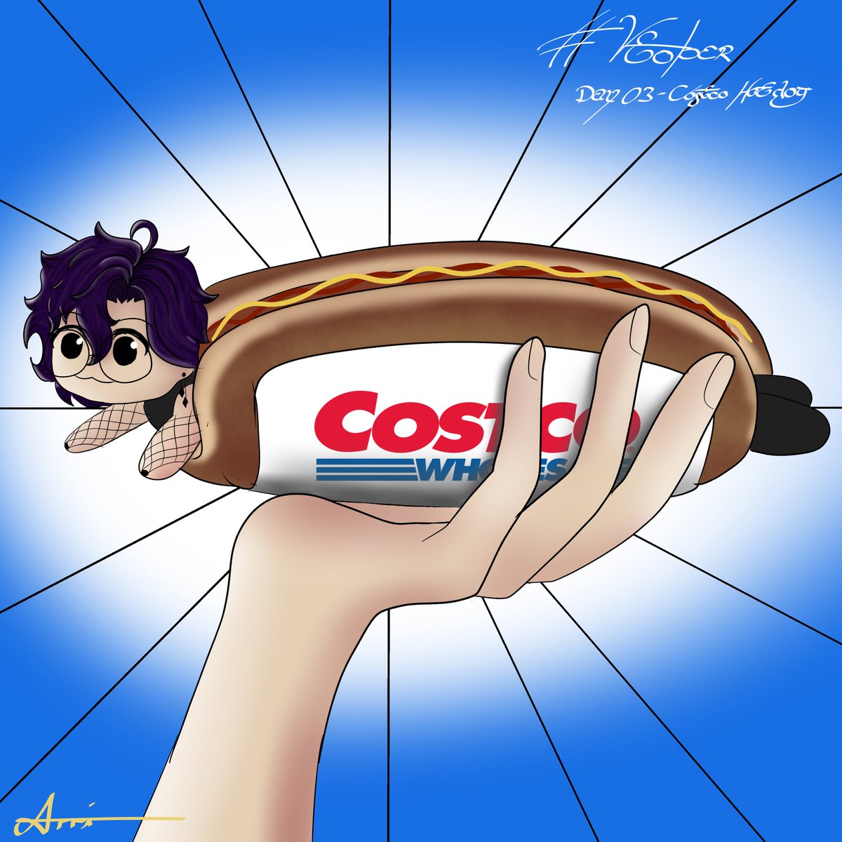 vt_arri's tweet photo. #Vtober - DAY 3 - Costco Hotdog

1,50$ for ever https://t.co/HDAhD5UEym