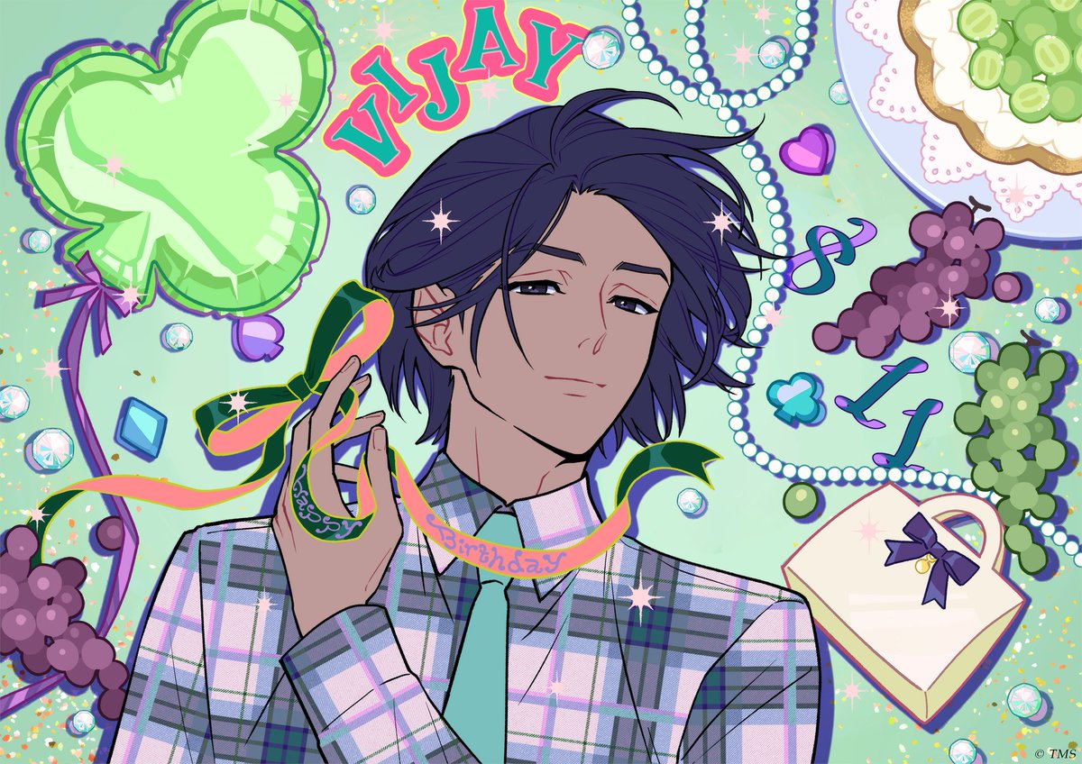 ebimoji3's tweet photo. 【HIGH CARD】ヴィジャイの誕生日イラストを描きました🎂 https://t.co/EKT3vRNLTo