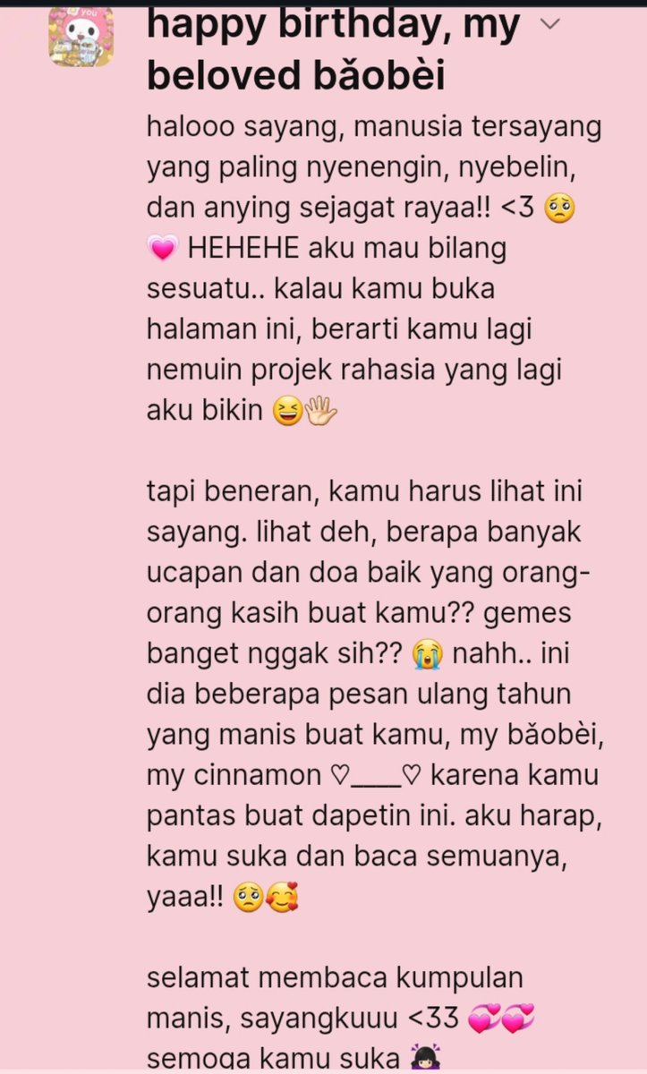 souaffy's tweet photo. makasih yaa my mbg gweh @grumpysella haha gemes bgt sii, makasih juga yang udh ngucapin, semoga doa baik kalian balik ke kalian. lov u https://t.co/ZCXwZS1PJO