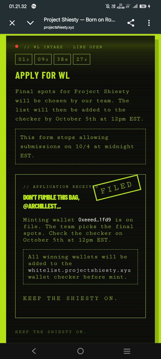 archillest_'s tweet photo. @ProjectShiesty apply done https://t.co/BtnEafXgwB