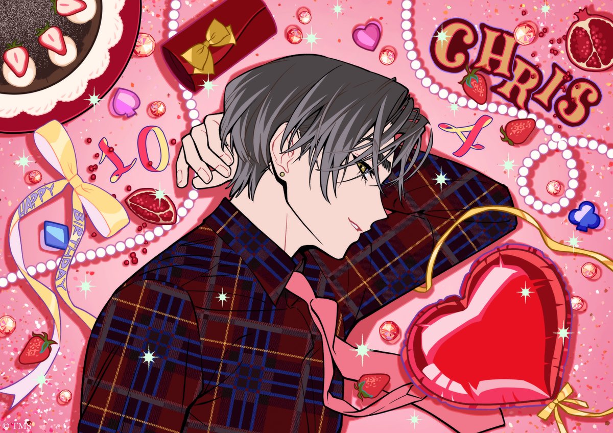 ebimoji3's tweet photo. 【HIGH CARD】クリスの誕生日イラストを描きました🎂 https://t.co/qBEFryDX6q