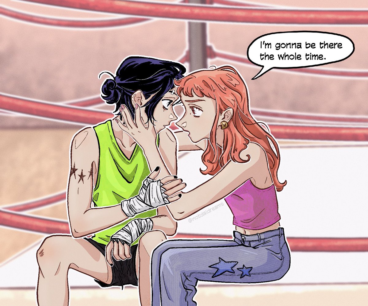 notdaidreams's tweet photo. Boxer Mitsuki x Ring girl Aya 

Yay thanks for the suggestion ✨ reference pic in commentsss https://t.co/BKUo2OanNH