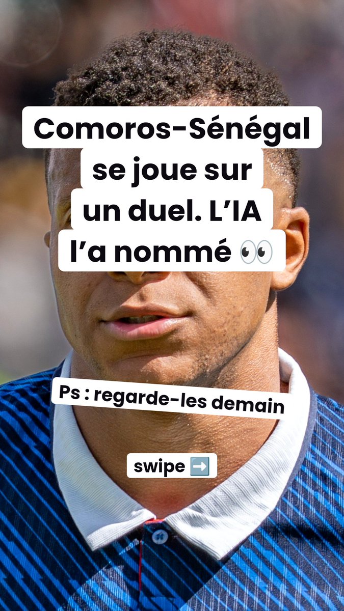 elofoot_'s tweet photo. comoros-sénégal se joue sur un duel.

l’ia l’a nommé 📷 youssouf contre mané, aile gauche. son verdict : le sénégal à 81 %.

le duel en détail, les buteurs et le moment de bascule sont dans la partie gold 

🔗lien en bio. youssouf ou mané ?  

#friendliesinternational #comoros #elofoot