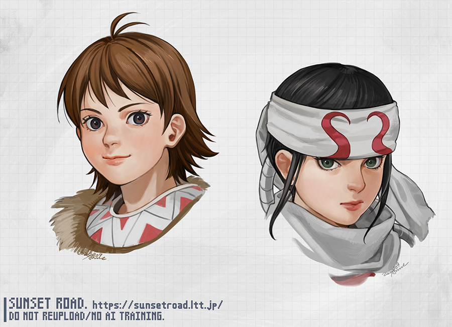 anne_kdm's tweet photo. 練習で描いた顔②（再掲） https://t.co/ArNe8ZQQ5Z