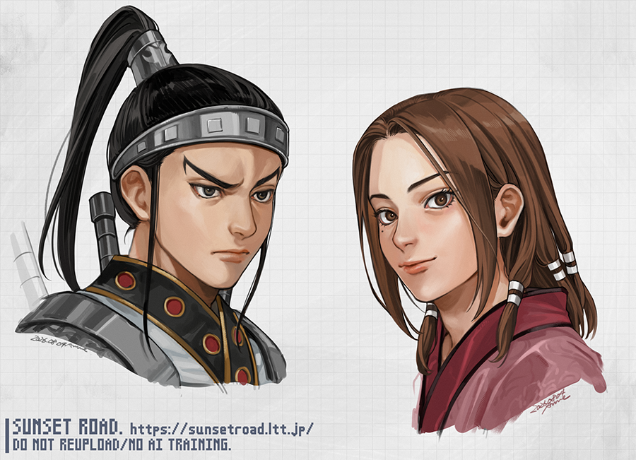 anne_kdm's tweet photo. 練習で描いた顔③（再掲） https://t.co/KbcrpM4O7F