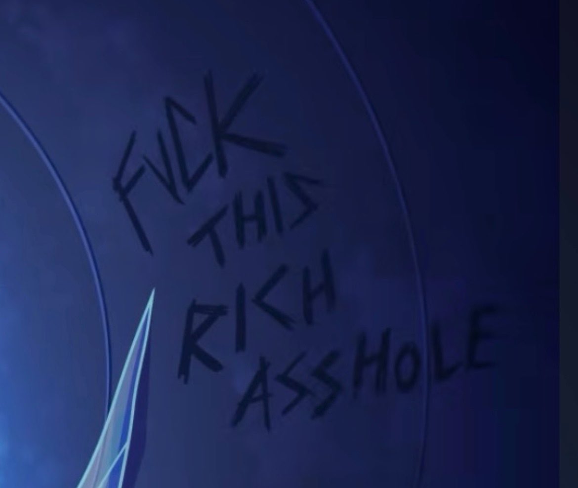 wispiicoatl's tweet photo. The show keeps vindicating me.. 

Stolas was already a huge asshole for having the affair in the house w his wife/child present but they’re adding in the additional context that every single time blitz had to risk his life to get there? AND that he genuinely hated having to go? https://t.co/pOW6E6l069