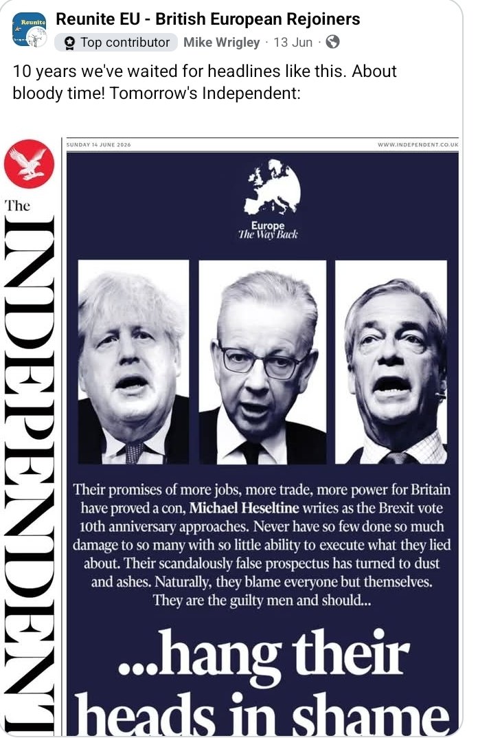 ashman06's tweet photo. @BorisJohnson
@michaelgove
@Nigel_Farage
@Conservatives
@reformparty_uk
#brexit
#JailThem
Time for a judicial enquiry to bring all these bunch of useful idiots to book.
Did we ever find out where #Banks really got the money that he donated to Leave? https://t.co/upPixxSaUv