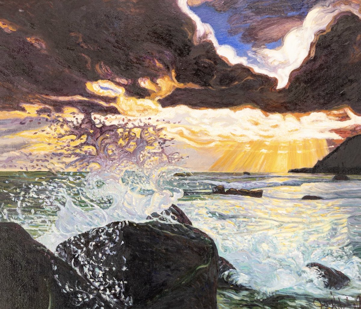 jonimitchell's tweet photo. Cool, clear water on canvas 🌊

Some of Joni’s water landscapes completed in the 1990s and 2000s. https://t.co/XylbOxtFN3