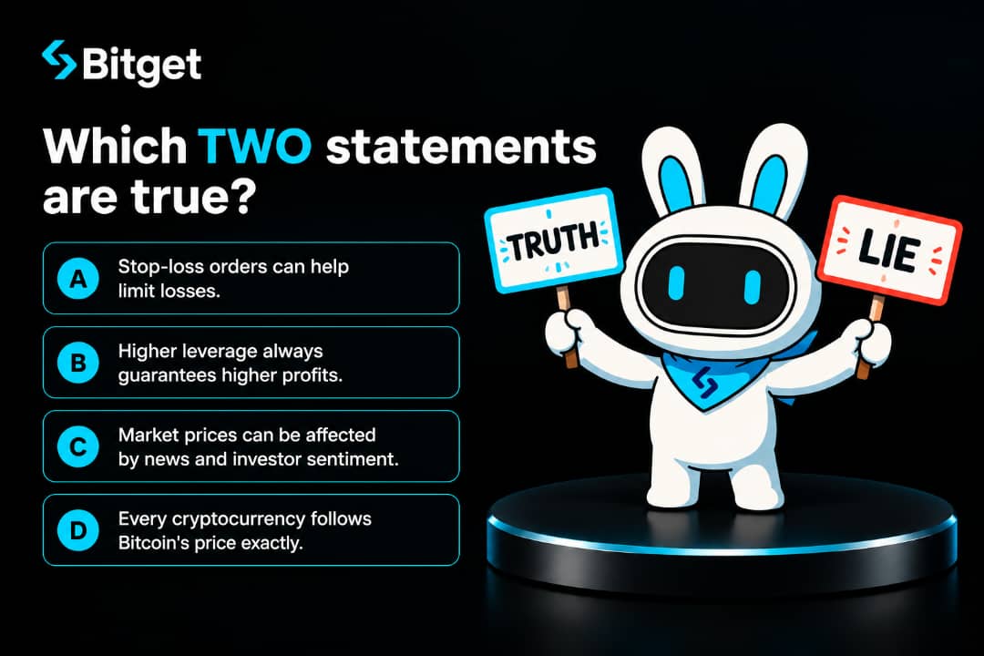BitgetAfrica's tweet photo. Which two statements are true? 

🔹💙Like and Comment 🔄 
🔹 Reply A, B, C, or D https://t.co/OFugYyIOKk