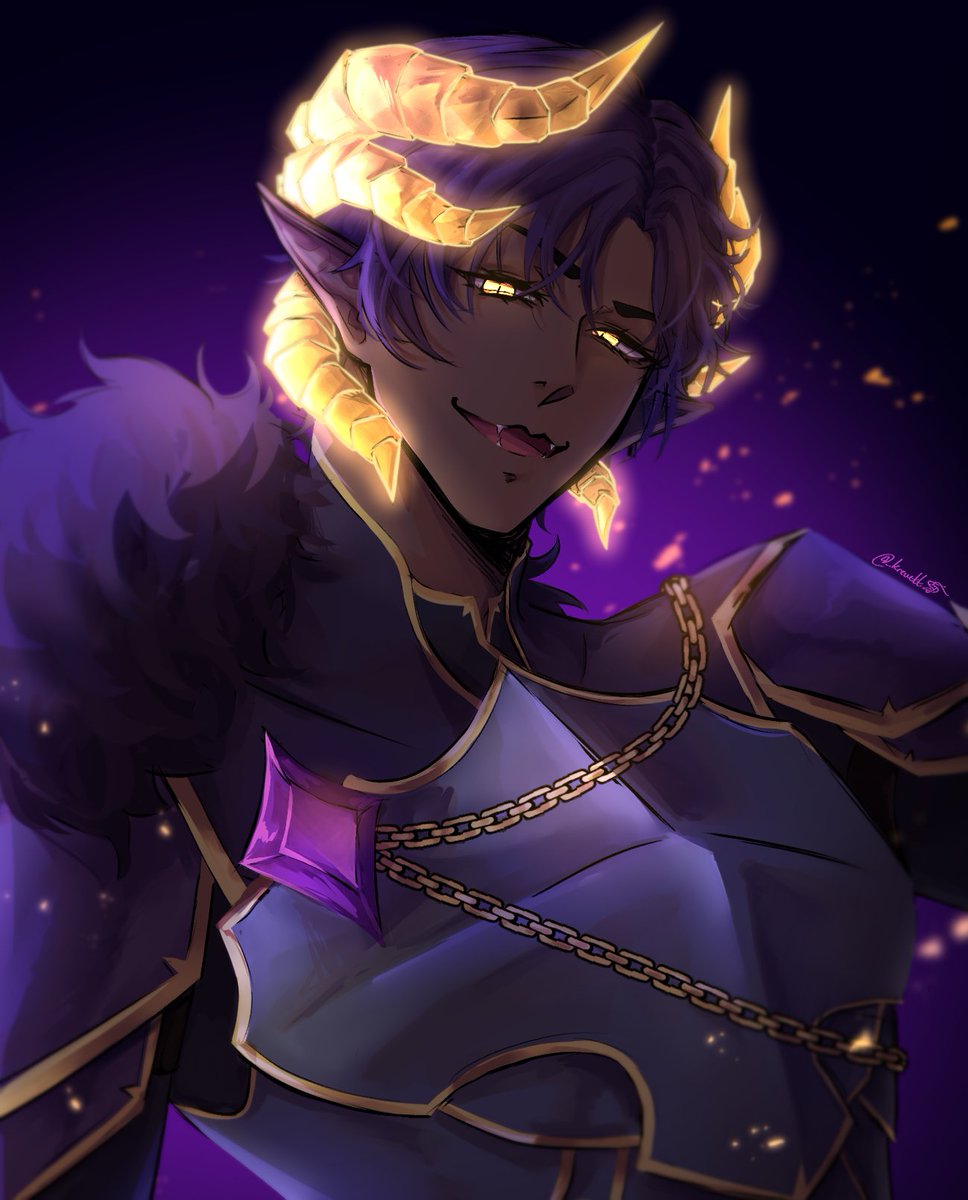 NaikonpakuDGM's tweet photo. Interact with me! 💜😈

Reply, and I'll tell you...  
- First impression:  
- I like you:  
- You are my:  
- I'd kiss/slap/hug you:  
- Associated character:  
- Should you post this: https://t.co/BoUjrDagyR