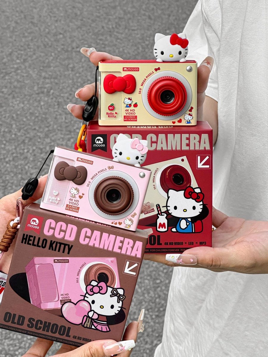 sanriodaily's tweet photo. hello kitty cameras 💫 https://t.co/Ko9OqrHNNk