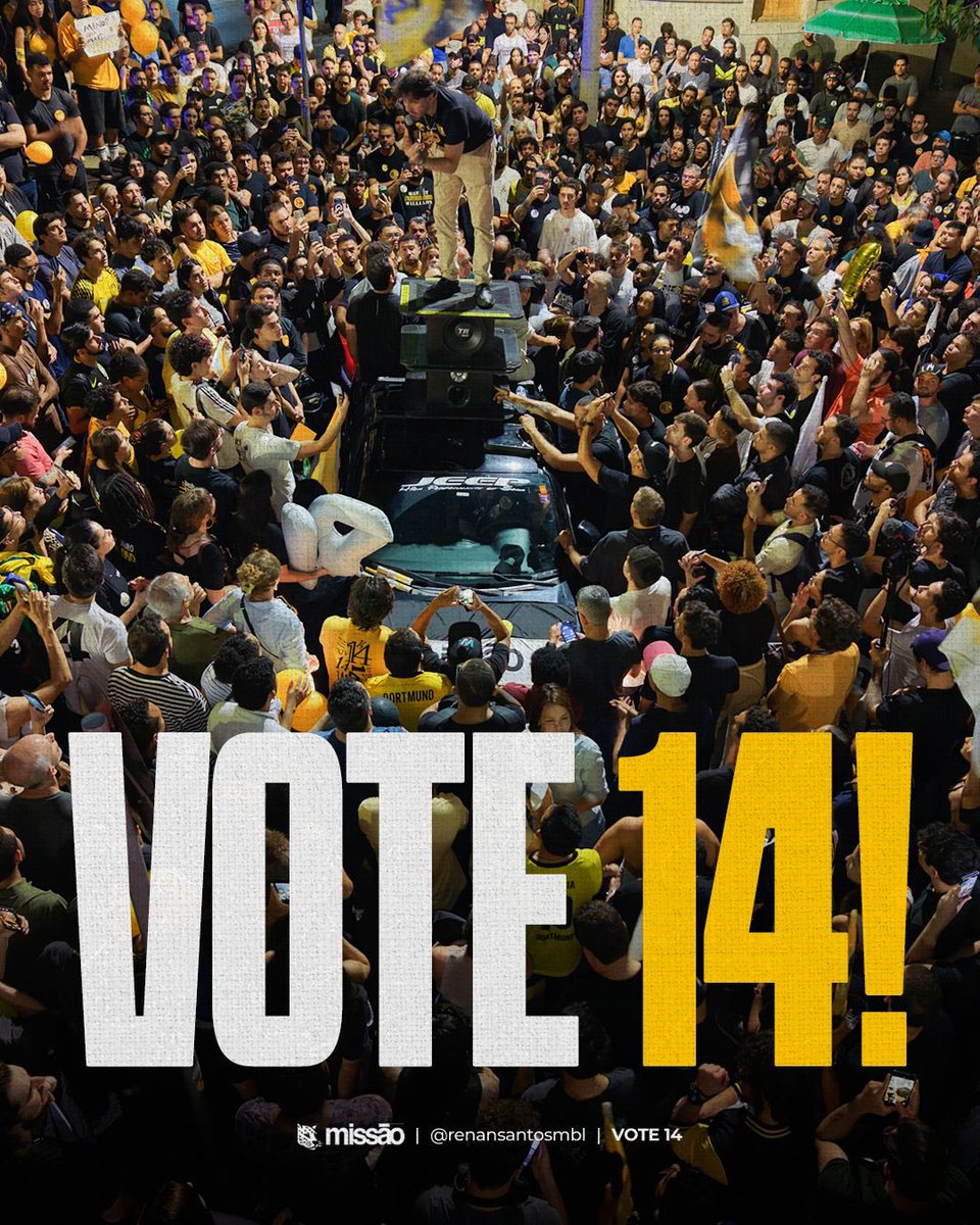 PartidoMissao's tweet photo. EU VOTO 14!

@RenanSantosMBL https://t.co/hHQMOyeE96