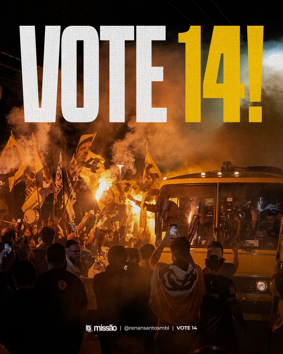 PartidoMissao's tweet photo. EU VOTO 14!

@RenanSantosMBL https://t.co/hHQMOyeE96