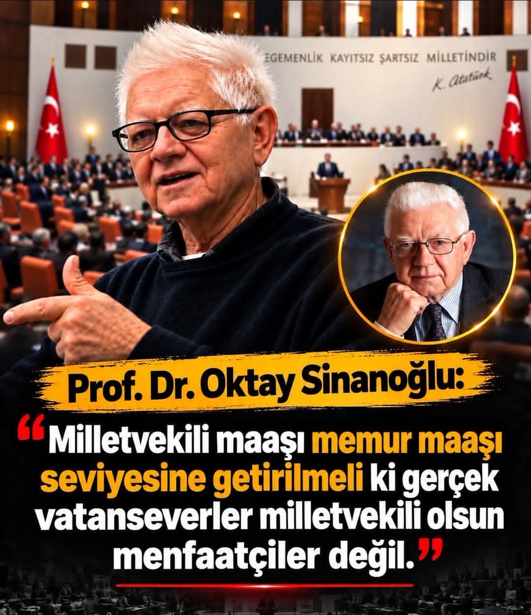 Aisezisan's tweet photo. Prof dr.  Oktay Sinanoğluna ben katılıyorum ya siz katılıyormusunuz.? https://t.co/ln3RJtPfnH