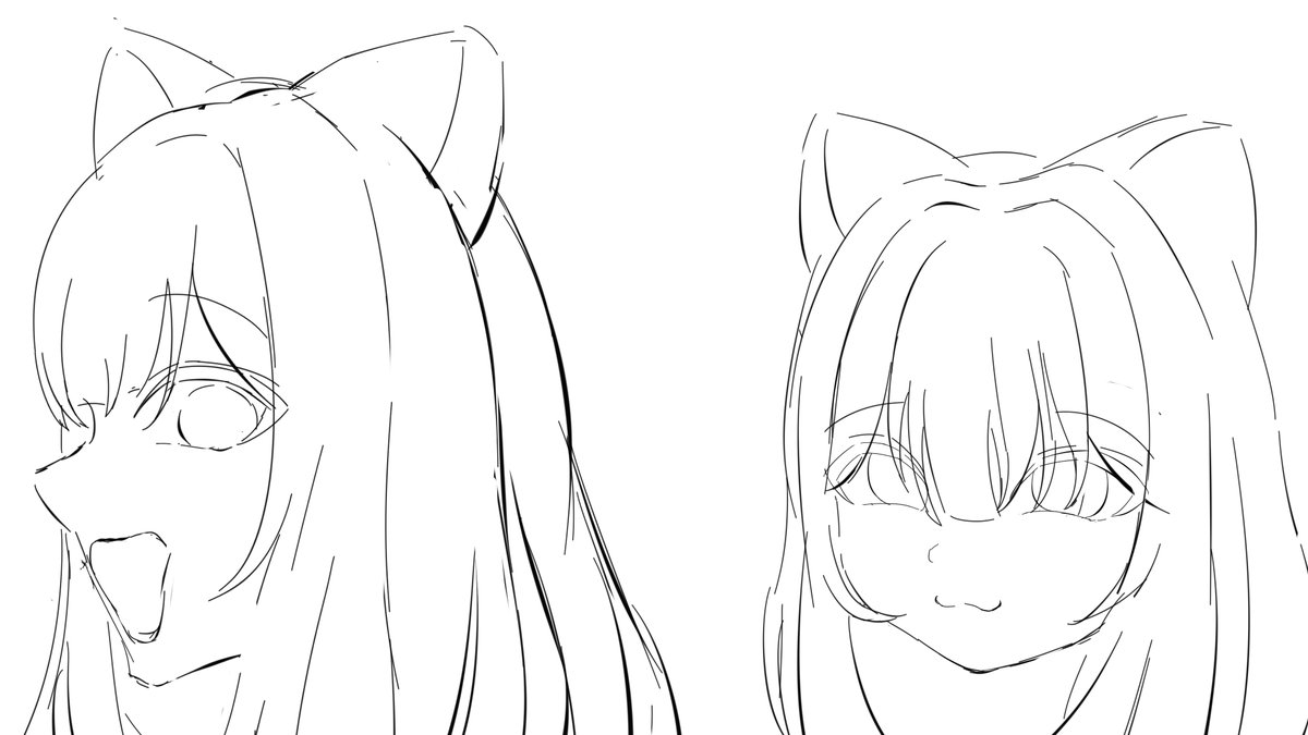 Bel_amb_'s tweet photo. #イラスト練習 #イラスト練習中 #イラスト
顔練習part32 https://t.co/w23tJ98NdR
