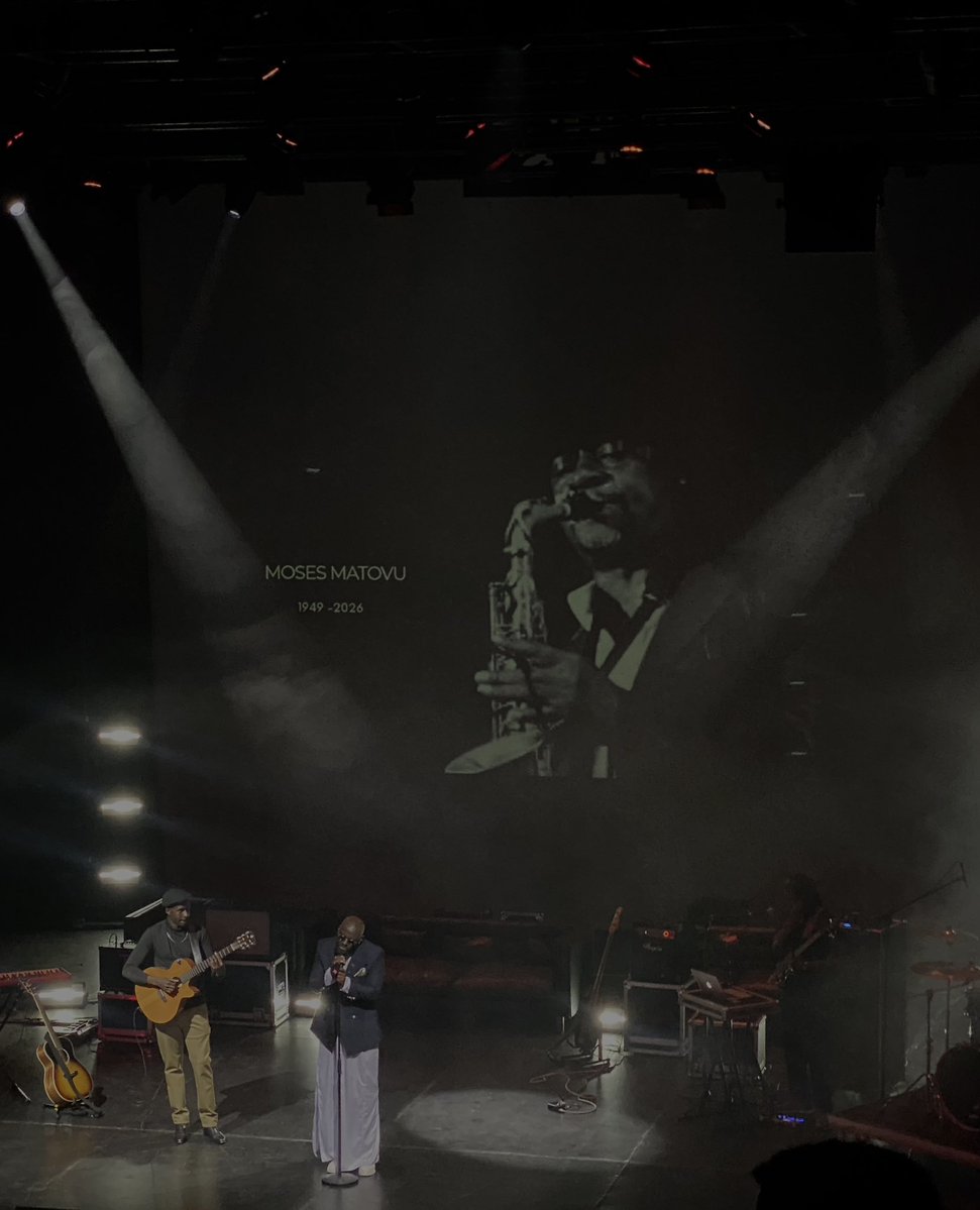 BeingEdna's tweet photo. Maurice Kirya pays tribute to some of Uganda’s fallen cultural icons at #KiryaLive2026. https://t.co/qdivPImeYb