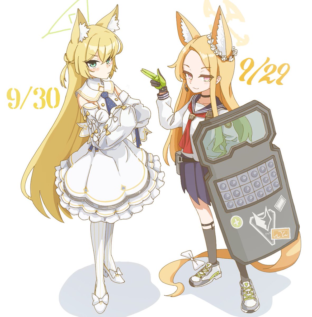 o2otsu's tweet photo. 衣装チェンジフォックス
百合園セイアさん🎂
高倉クルミさん🎂 https://t.co/pDTofvjdpd