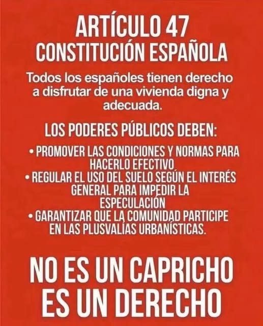 JGandulFdez's tweet photo. por si algun fachapobre no a leido este articulo de la constitución. https://t.co/iSJ7PJhtQl