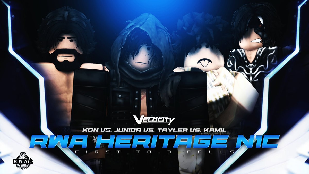 XRWNation's tweet photo. TONIGHT!

In just a FEW HOURS at #XRWVelocity the @RWAMedia Heritage Championship N1C is ON THE LINE as @KonMcIntyreRW, @allfellsiIent, @Eustachy629338 &amp; @TCNAMIKAZE all go to WAR.. 

Who will go onto challenging @Mxchoo3x for the Heritage Title?! https://t.co/k59Ojnj4ap