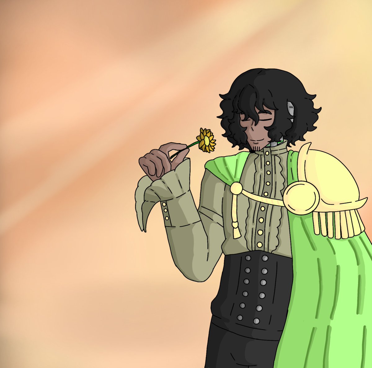 calacoVT_art's tweet photo. Aquí está el dibujo que usted para el video, no me convenció el fondo por lo tanto lo quité y puse otro 💐🌹🌹 

#arte #art #oc #vtuber https://t.co/nnIVYRxon6