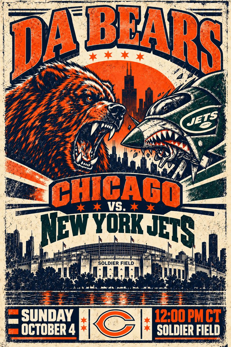 QCshhhh's tweet photo. One.
More.
Sleep.
#DaBears
#TakeFlight
#NYJvsCHI
#10four
#BEARSfc which one do we like more? Oct 4 game is 10/4 afterall.
HAMMERDOWN BEARDOWN https://t.co/o5gY3XpLil