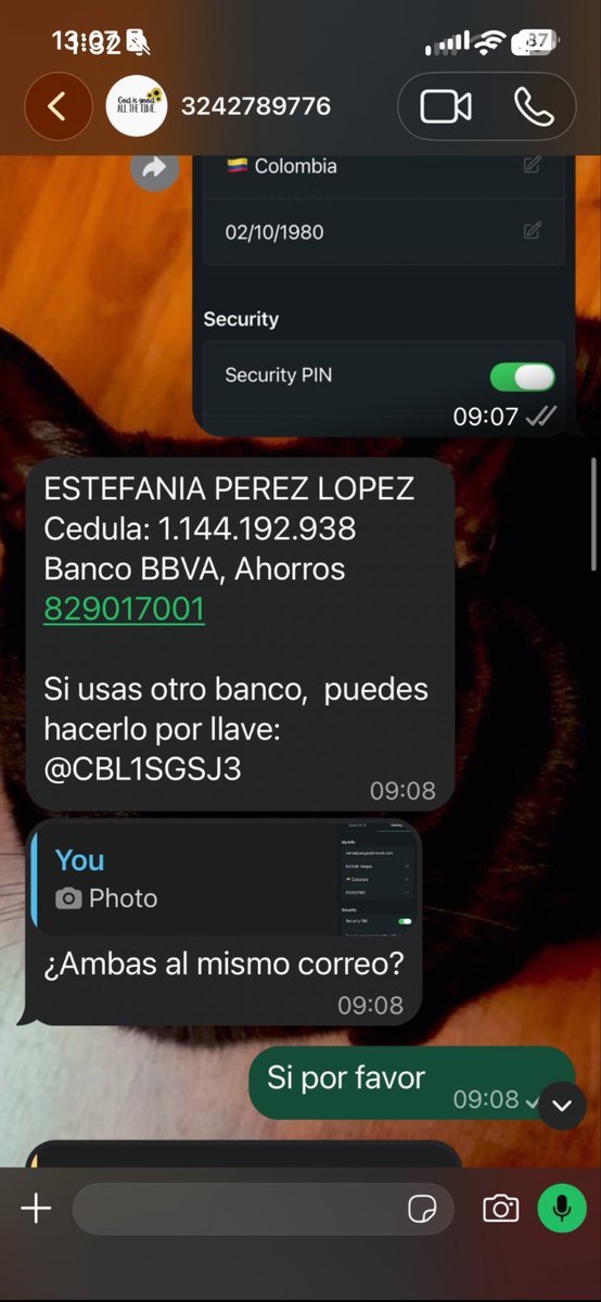isavalllll's tweet photo. @sicsuper PRESUNTAMENTE LA EMPRESA PEXTO COLOMBIA está robando a fanáticas de BTS que queremos ir al concierto, adjunto las pruebas: 
Necesitamos que den respuesta, no entendemos el modus operandi de esta cuenta falsa pidiendo transferencias a la llave de la empresa
#BTSEnBogotá https://t.co/XQi4YsA7AN