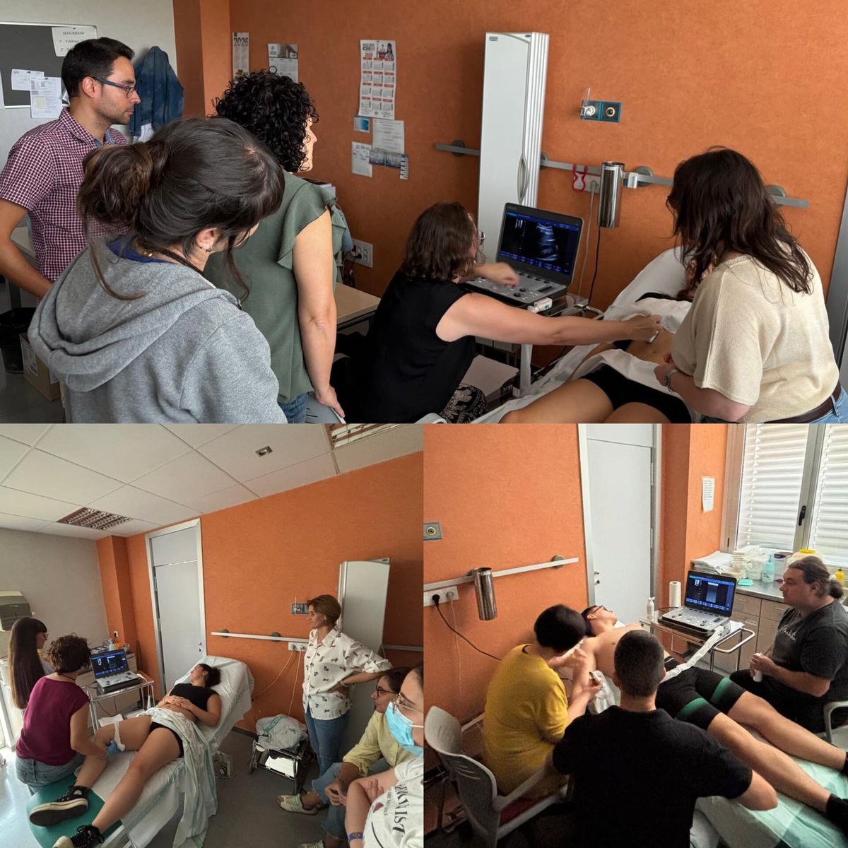 eco_scamfyc's tweet photo. 📡 Seguimos haciendo ECO! 🔎
👇
Segunda sesión presencial de Ecografía Avanzada para Enfermería Familiar y Comunitaria del @sescamcl @ignaciomsb y @scamfyc 
📌 Hospital Universitario Mancha Centro, Alcázar de San Juan.
💪🏽 Formación práctica, aprendizaje compartido y ganas de más! https://t.co/cbdUYD9KZ4