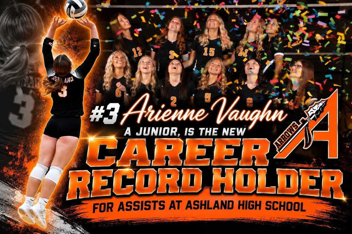 ArrowsAD's tweet photo. Career Record Breaking Week for two of our Arrows! https://t.co/31f5NDx0UZ
