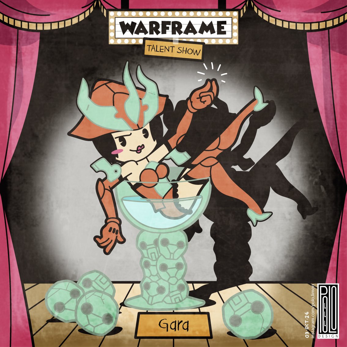 polo_limon_'s tweet photo. Tennotober 2026!
Day 3, Glass

Warframe, but make it a 1930s Fleischer cartoon.

Gara, the Glass Scultptor, arrives on stage with her latest art piece; a cup made of grineer filled with their tears. 

#warframe #rubberhose #tennotober #playwarframe #warframefanart https://t.co/OFAz3k7XHm