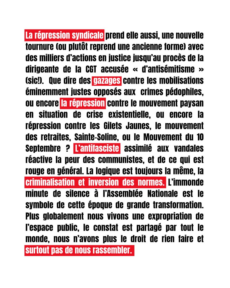 FSE_natio's tweet photo. 💪 C'est pour cela que nous devons nous organiser contre ces attaques. Pour cela nous relançons les Comités de Vigilance Démocratique et Antifasciste. 

3/4 https://t.co/G0MFoTWasd