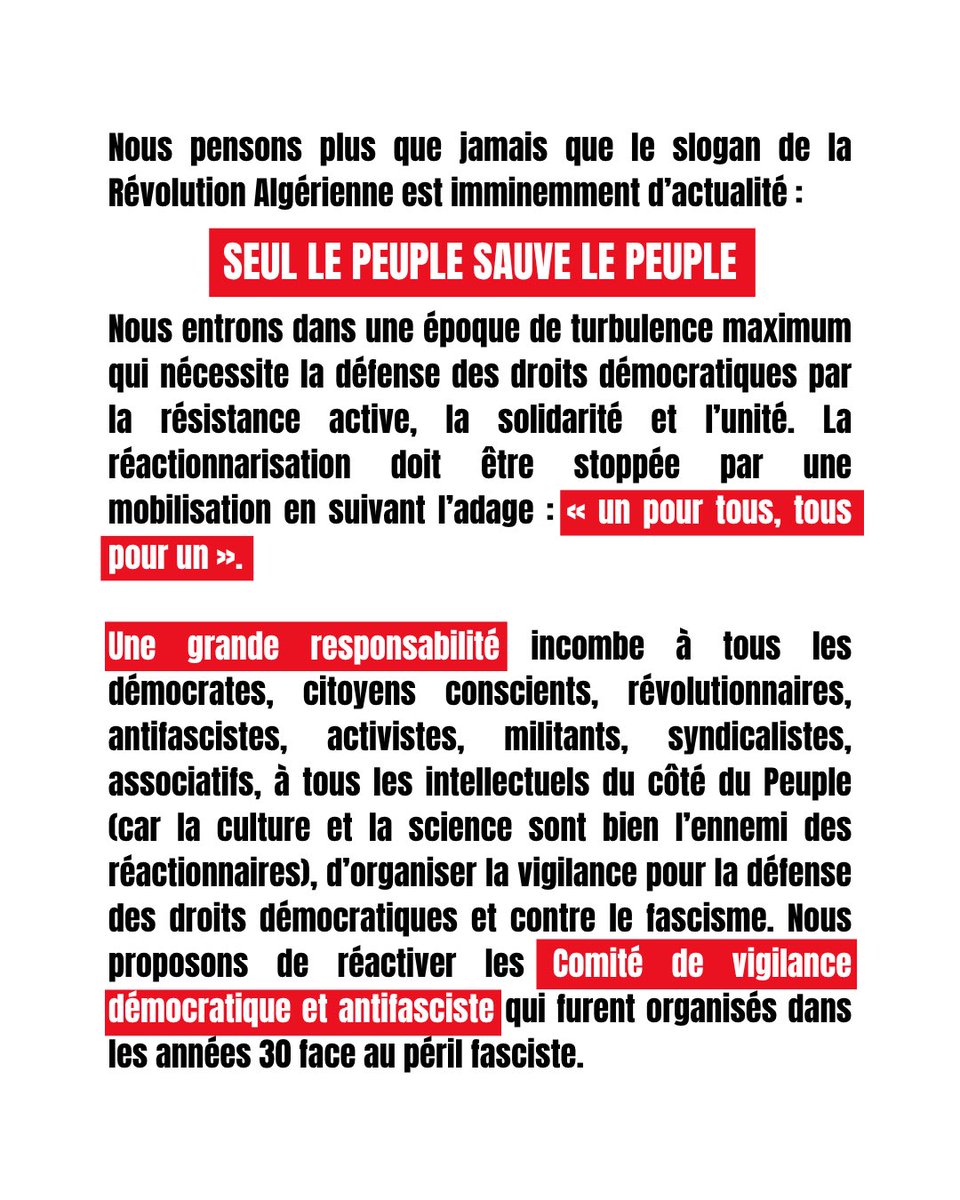 FSE_natio's tweet photo. 🚩 Ces comités sont là pour nous réunir largement entre tous ceux qui veulent lutter contre la répression et les attaques contre nos droits démocratiques.

4/4 https://t.co/KO4fvRVCqf