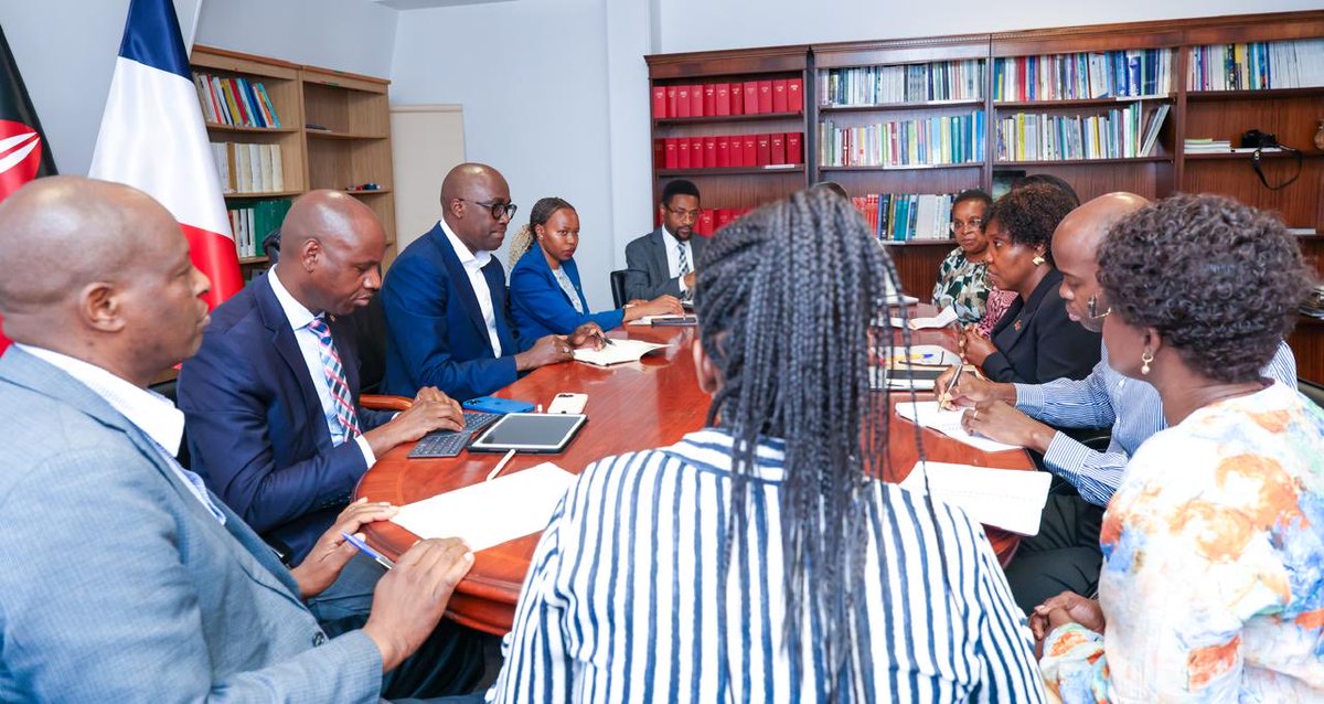 SingoeiAKorir's tweet photo. Looking forward to a fruitful weekend in Paris as we embark on a series of strategic engagements aimed at deepening the Kenya-France relations and the launch of an #AfricaForward follow up mechanism. From Nairobi to Paris, our focus remains clear: transforming strategic dialogue into tangible investments for sustainable growth and youth opportunity across our continent.

To kickstart the day, I visited Kenya Mission this morning and interacted with our team led by ambassador Betty Cherwon and Deputy ambassador Luseneka. @ForeignOfficeKE