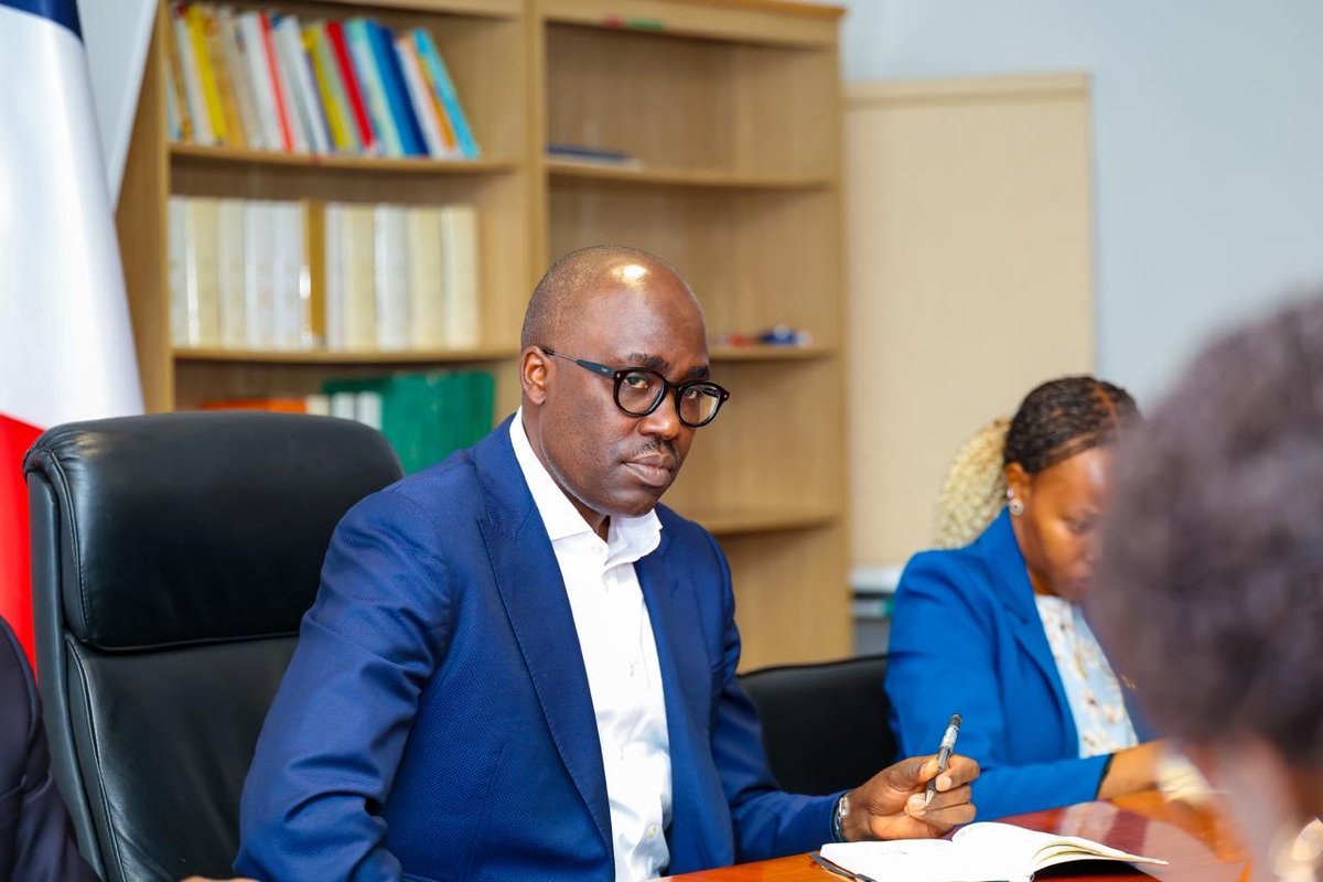 SingoeiAKorir's tweet photo. Looking forward to a fruitful weekend in Paris as we embark on a series of strategic engagements aimed at deepening the Kenya-France relations and the launch of an #AfricaForward follow up mechanism. From Nairobi to Paris, our focus remains clear: transforming strategic dialogue into tangible investments for sustainable growth and youth opportunity across our continent.

To kickstart the day, I visited Kenya Mission this morning and interacted with our team led by ambassador Betty Cherwon and Deputy ambassador Luseneka. @ForeignOfficeKE