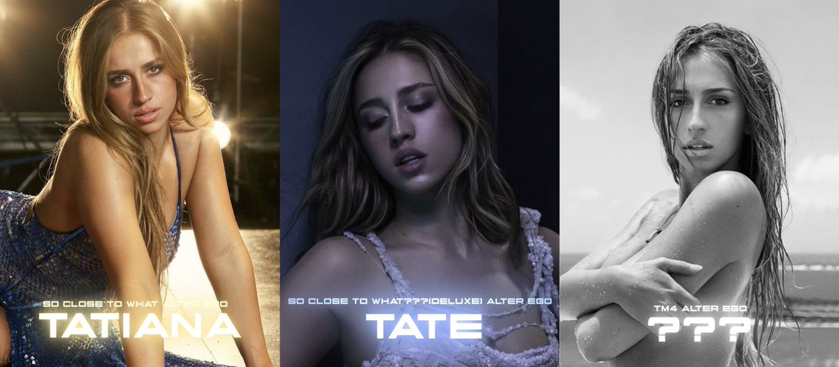 tateslostmedia's tweet photo. 🚨The NEXT ALTER EGO IS COMING.

Tate McRae revealed that ‘TATE 01’ is just the beginning of the NEXT character she’s building for #TM4 https://t.co/2oCrAz8Emc