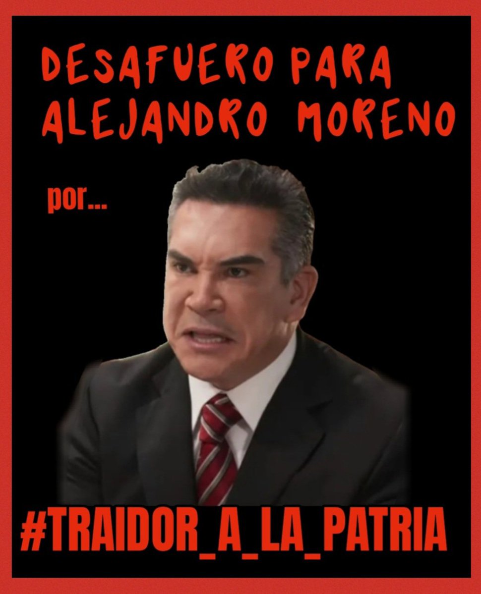 violetamg10078's tweet photo. El pueblo de México hemos sido muy pacientes, pero hoy exigimos a los @MorenaSenadores  y @DiputadosMorena  el ...

           D E S A F U E R O 

De #AlejandroMoreno por TRAIDOR A LA PATRIA Y ENRIQUECIMIENTO ILICITO
#AlitoTraidorALaPatria 
Recuerden que el pueblo pone y el pueblo quita.
#TRAIDOR_A_LA_PATRIA ❌️😡

Quién de acuerdo?  🤚🏻